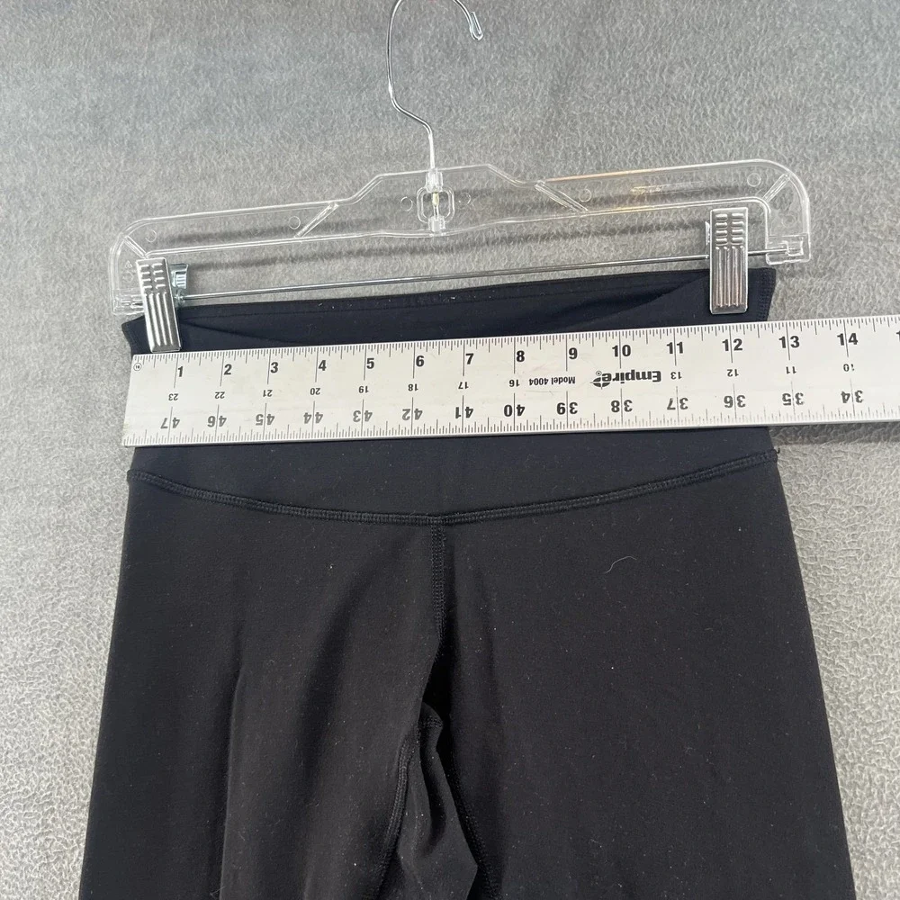 Lululemon Athletica High Rise Black Leggings Size 4 Yoga Activewear Pants